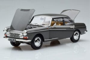 Peugeot 404 Coupe Graphite Grau Norev 1:18 184834 Druckguss — Bild 2 von 7
