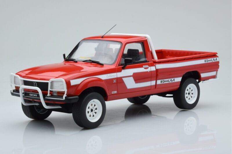Peugeot 504 Dangel Pickup Rot Otto 1:18 OT436 Resin