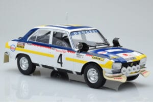 Peugeot 504 Ti #4 T. Makinen / H. Liddon Rally Morocco 1975 IXO 1:18 18RMC044B Druckguss — Bild 4 von 6
