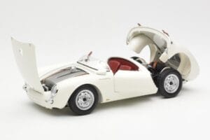 Porsche 550 Spyder 70 Jahre Edition Weiß Schuco 1:18 450033300 Druckguss — Bild 2 von 8