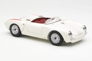 Porsche 550 Spyder 70 Jahre Edition Weiß Schuco 1:18 450033300 Druckguss — Bild 6 von 8