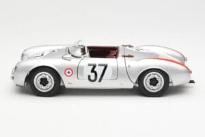 Porsche 550 RS Spyder #37 H. Polensky / R. von Frankenberg 24 Hours of Le Mans 1955 Schuco 1:18 450033400 Druckguss — Bild 4 von 8