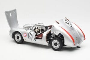 Porsche 550 RS Spyder #37 H. Polensky / R. von Frankenberg 24 Hours of Le Mans 1955 Schuco 1:18 450033400 Druckguss — Bild 5 von 8