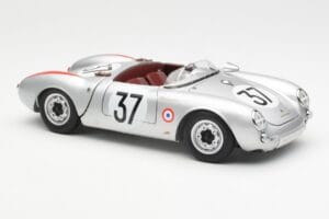 Porsche 550 RS Spyder #37 H. Polensky / R. von Frankenberg 24 Hours of Le Mans 1955 Schuco 1:18 450033400 Druckguss — Bild 6 von 8