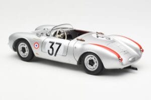 Porsche 550 RS Spyder #37 H. Polensky / R. von Frankenberg 24 Hours of Le Mans 1955 Schuco 1:18 450033400 Druckguss — Bild 7 von 8