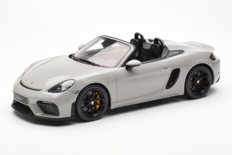 Porsche 718 Spyder Crayon Grau GT Spirit 1:18 GT436 Resin