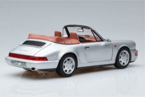 Porsche 911 964 Carrera 2 Cabriolet Silber Norev 1:18 187330 Druckguss — Bild 3 von 7