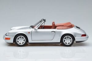 Porsche 911 964 Carrera 2 Cabriolet Silber Norev 1:18 187330 Druckguss — Bild 4 von 7