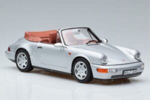 Porsche 911 964 Carrera 2 Cabriolet Silber Norev 1:18 187330 Druckguss — Bild 5 von 7