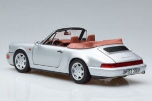 Porsche 911 964 Carrera 2 Cabriolet Silber Norev 1:18 187330 Druckguss — Bild 6 von 7