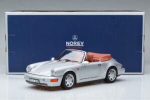 Porsche 911 964 Carrera 2 Cabriolet Silber Norev 1:18 187330 Druckguss — Bild 7 von 7