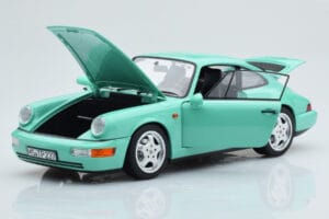 Porsche 911 964 Carrera 2 Mint Grün Norev 1:18 187327 Druckguss — Bild 2 von 8