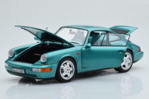 Porsche 911 964 Carrera 2 Wimbledon Grün Norev 1:18 187329 Druckguss — Bild 2 von 8