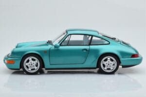 Porsche 911 964 Carrera 2 Wimbledon Grün Norev 1:18 187329 Druckguss — Bild 5 von 8