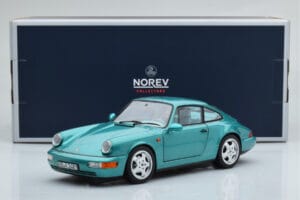 Porsche 911 964 Carrera 2 Wimbledon Grün Norev 1:18 187329 Druckguss — Bild 8 von 8