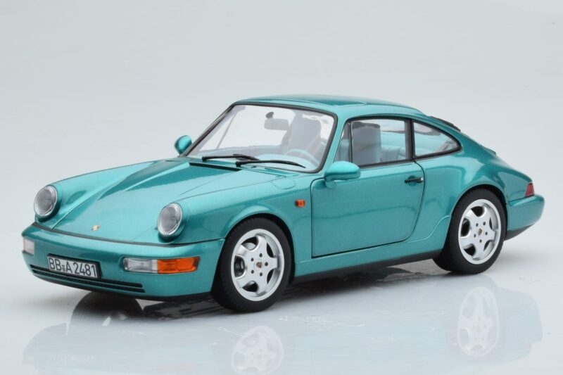 Porsche 911 964 Carrera 2 Wimbledon Grün Norev 1:18 187329 Druckguss