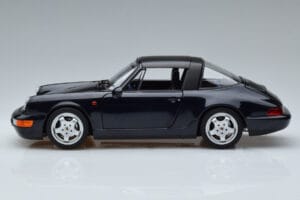 Porsche 911 964 Carrera 4 Targa Blau Norev 1:18 187340 Druckguss — Bild 4 von 8