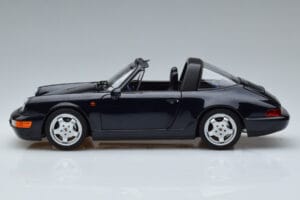 Porsche 911 964 Carrera 4 Targa Blau Norev 1:18 187340 Druckguss — Bild 5 von 8