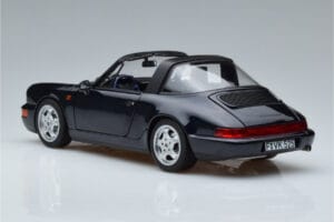 Porsche 911 964 Carrera 4 Targa Blau Norev 1:18 187340 Druckguss — Bild 7 von 8