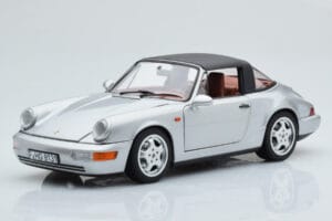 Porsche 911 964 Carrera 4 Targa Polar Silber Norev 1:18 187342 Druckguss — Bild 4 von 9