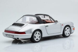 Porsche 911 964 Carrera 4 Targa Polar Silber Norev 1:18 187342 Druckguss — Bild 5 von 9