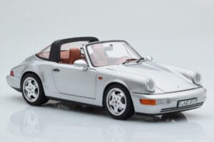 Porsche 911 964 Carrera 4 Targa Polar Silber Norev 1:18 187342 Druckguss — Bild 7 von 9