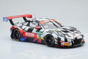 Porsche 911 GT3 R Iron Force by Ring Police #69 J. van Slooten / L. Luhr ADAC GT Masters 2018 Minichamps 1:18 153186969 Druck — Bild 3 von 5