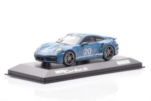 Porsche 911 992 Turbo S Oslo Blau Minichamps 1:43 WAP0209050N001 Druckguss — Bild 2 von 4