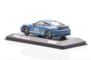 Porsche 911 992 Turbo S Oslo Blau Minichamps 1:43 WAP0209050N001 Druckguss — Bild 3 von 4
