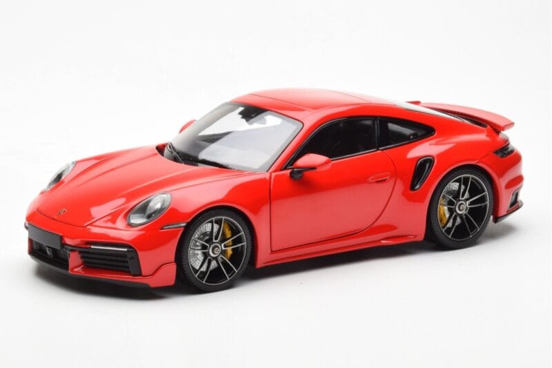 Porsche 911 992 Turbo S Sport Design Rot Minichamps 1:18 113069078 Druckguss