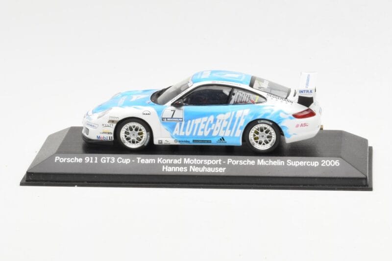 Porsche 911 996 GT3 Cup #7 H. Neuhauser Alutec Belte Porsche Michelin Supercup 2006 Minichamps 1:43 WAP02013117 Druckguss