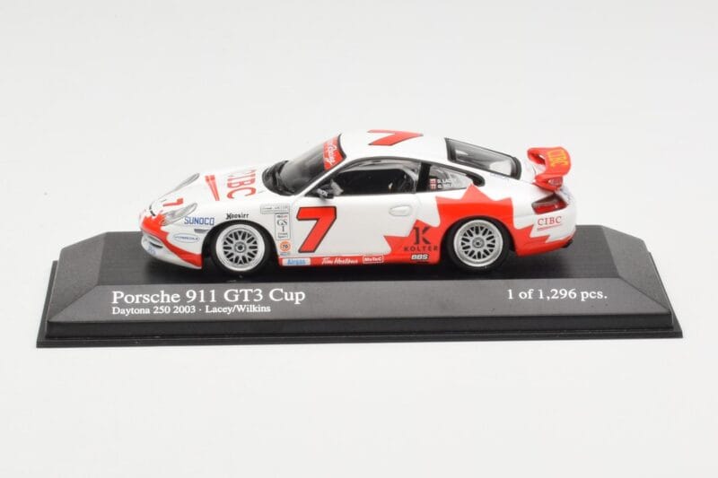 Porsche 911 996 GT3 Cup CIBC #7 L. Wilkins Daytona 250 2003 Minichamps 1:43 400036907 Druckguss