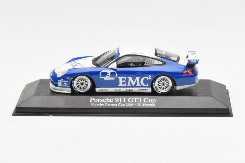 Porsche 911 996 GT3 Cup EMC2 #3 W. Henzler Porsche Carrera Cup 2004 Minichamps 1:43 400046203 Druckguss