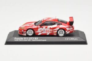 Porsche 911 996 GT3 RS Inline #89 B. Frisselle / D. Negri / S. Pumpelly ALMS Petit Le Mans 2003 Minichamps 1:43 400036989 Dru