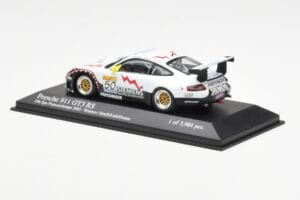 Porsche 911 996 GT3 RS Siemens #50 M. Ortelli / M. Lieb / R. Dumas 24 Hours of Spa 2003 Winners Minichamps 1:43 400036950 Dru — Bild 3 von 4