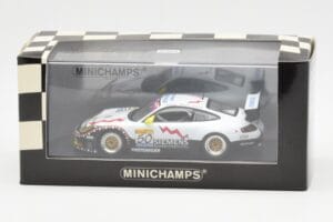 Porsche 911 996 GT3 RS Siemens #50 M. Ortelli / M. Lieb / R. Dumas 24 Hours of Spa 2003 Winners Minichamps 1:43 400036950 Dru — Bild 4 von 4