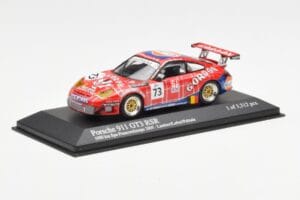 Porsche 911 996 GT3 RSR Gulf #73 Lambert / Lefort / Palttala 1000km Spa 2005 Minichamps 1:43 400056473 Druckguss — Bild 2 von 4