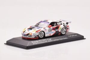 Porsche 911 997 GT3 Cup #124 Mattheus / Geoffroy / Vanbellingen / Fumal 24 Hours of Spa 2005 Minichamps 1:43 400056224 Druckg — Bild 2 von 4