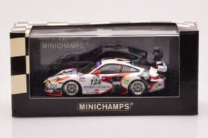 Porsche 911 997 GT3 Cup #124 Mattheus / Geoffroy / Vanbellingen / Fumal 24 Hours of Spa 2005 Minichamps 1:43 400056224 Druckg — Bild 4 von 4
