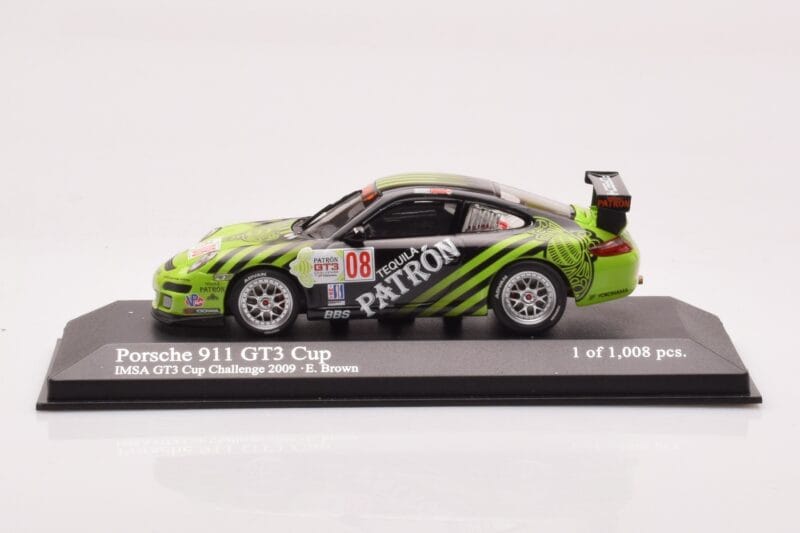 Porsche 911 997 GT3 Cup #8 E. Brown IMSA GT3 Challenge 2009 Minichamps 1:43 Porsche 911 997 GT3 Cup #8 E. Brown IMSA GT3 Challenge 2009 Minichamps 1:43 400096708 Druckguss