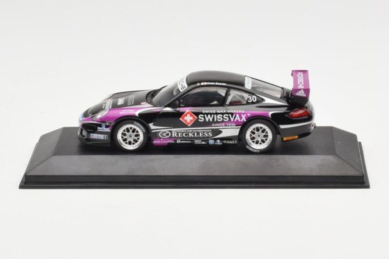 Porsche 911 997 GT3 Cup Swissvax #30 K. Sasaki Carrera Cup Asia Macau 2007 Minichamps 1:43 400076430 Druckguss
