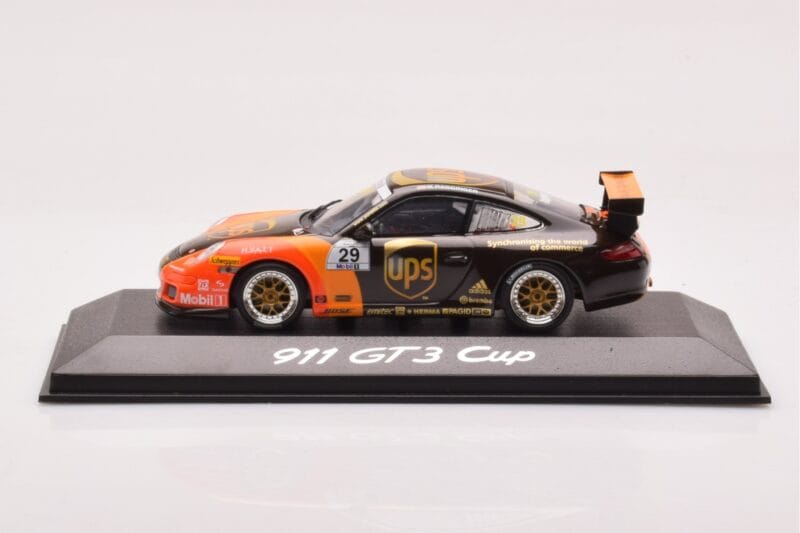 Porsche 911 997 GT3 Cup #29 UPS M. Ragginger 2007 Minichamps 1:43 WAP02012118 Druckguss
