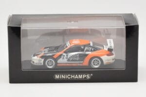 Porsche 911 997 GT3 Cup Noble Group #6 D. Watts Carrera Cup GB 2009 Minichamps 1:43 400076409 Druckguss — Bild 4 von 4