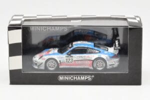 Porsche 911 997 GT3 R Cybernet #123 Fumal / Thiry / Rosenlad / Lefort 24 Hours of Spa 2011 Minichamps 1:43 400118923 Druckgus — Bild 4 von 4