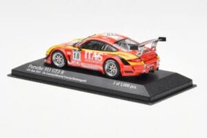 Porsche 911 997 GT3 R ITAS #18 De Lorenzi / Bonetti / Caccia / Bontempelli 24 Hours of Spa 2011 Minichamps 1:43 400118918 Dru — Bild 3 von 4
