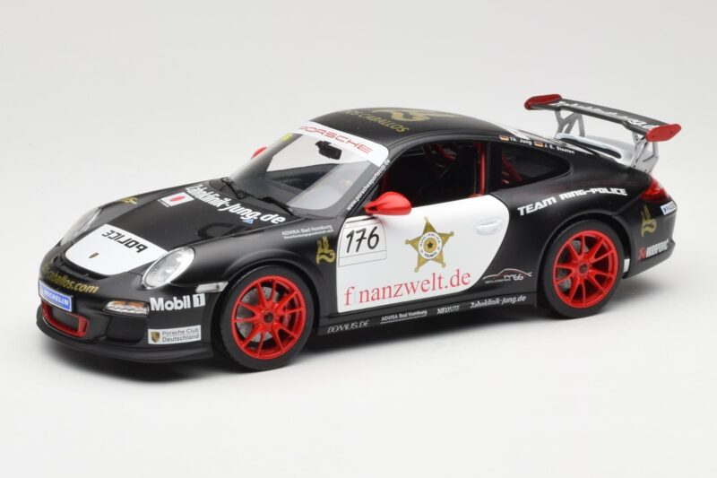 Porsche 911 997 GT3 RS #176 Team Ring Police VLN 2011 Norev 1:18 187570 Druckguss