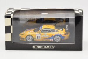 Porsche 911 997 GT3 RS T2M #91 Yamagishi / Fournoux / Konopka 24 Hours of Le Mans 2006 Minichamps 1:43 400066991 Druckguss — Bild 4 von 4