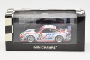Porsche 911 997 GT3 RSR Matmut #76 P. Narac / R. Lietz / P. Long 24 Hours of Le Mans 2007 Minichamps 1:43 400076776 Druckguss — Bild 4 von 4