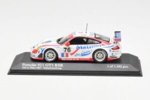 Porsche 911 997 GT3 RSR Matmut #76 P. Narac / R. Lietz / P. Long 24 Hours of Le Mans 2007 Minichamps 1:43 400076776 Druckguss