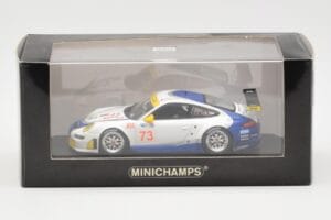 Porsche 911 997 GT3 RSR Tafel Racing #73 J. Tafel / J. Farnbacher 12 Hours of Sebring 2010 Minichamps 1:43 400076473 Druckgus — Bild 4 von 4